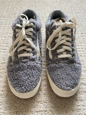 Vans Gray Sherpa Low top Sneakers